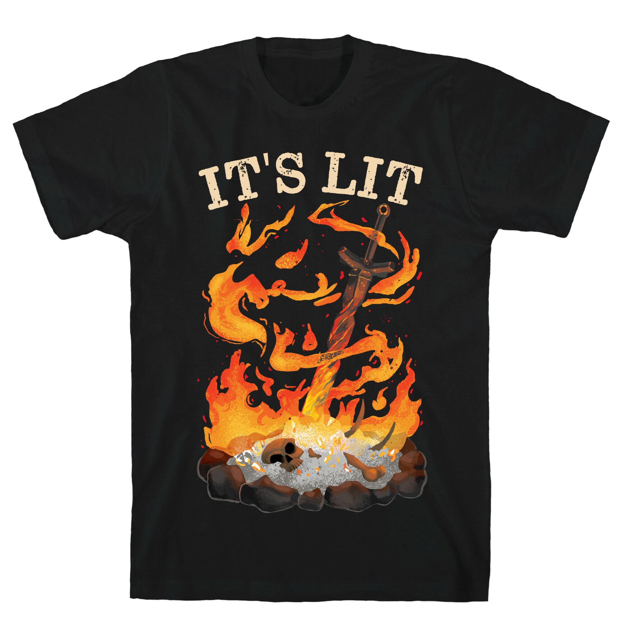 It's Lit Bonfire T-Shirt